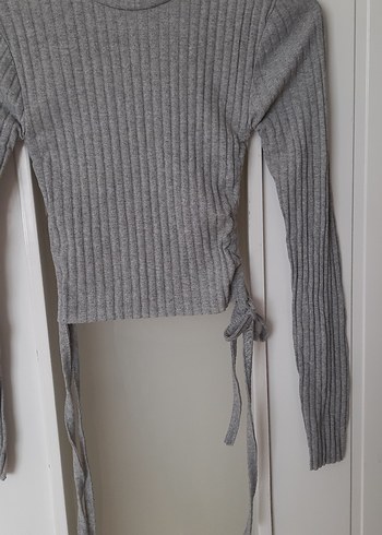 H&M Yandan bağlama fitilli bluz