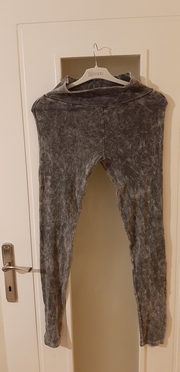 Gri batik tayt m/L beden uyumlu - Görsel 2