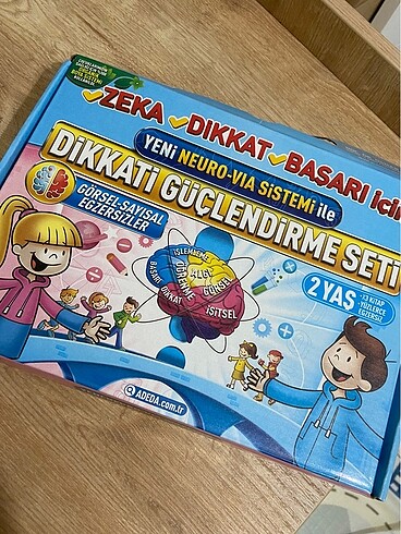 Dikkat güçlendirme seti 2 yaş