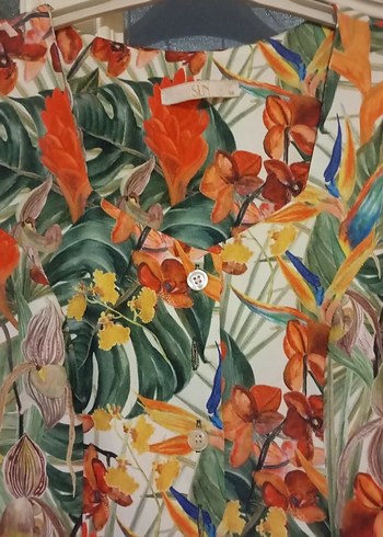 Selen marka çiçekli yazlık elbise - Görsel 3