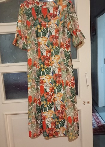 Selen marka çiçekli yazlık elbise - Görsel 2