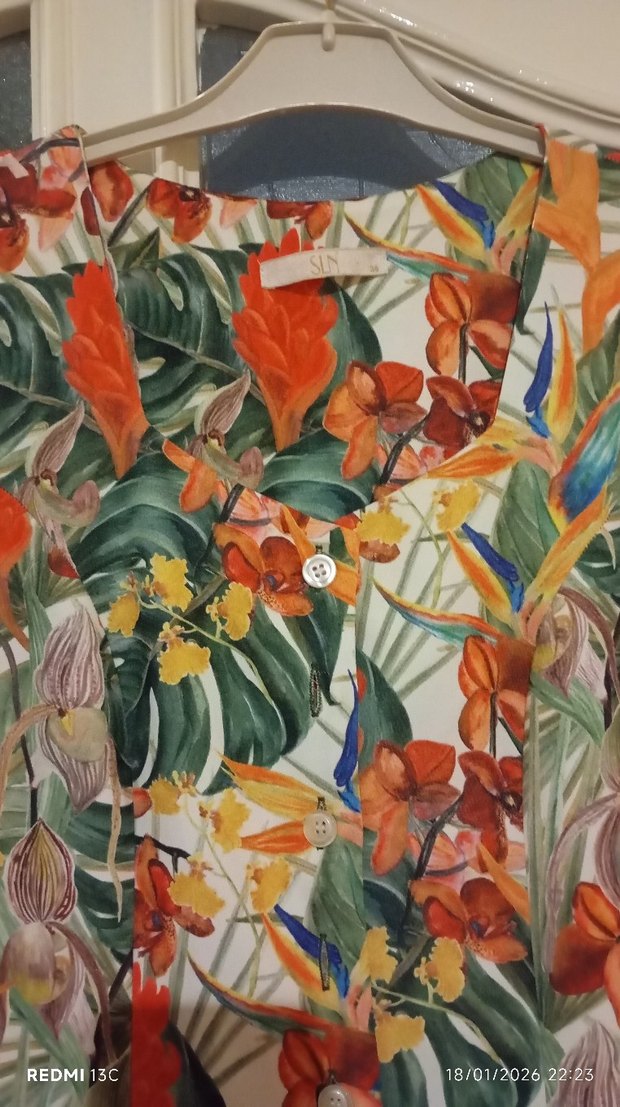 Selen marka çiçekli yazlık elbise - Görsel 3