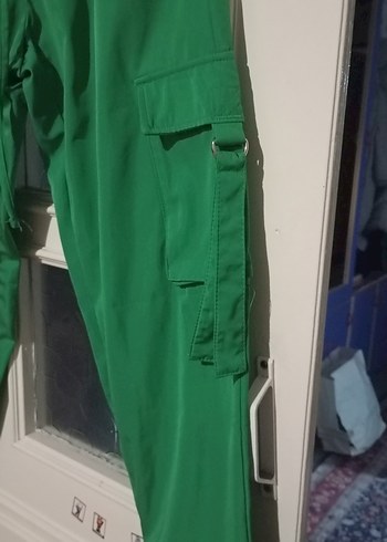 Yeşil  Rahat Kadın Pantolon - Görsel 2