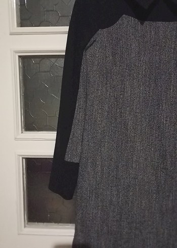 Gri Midi Cengiz Abazoglu Kadın Elbise - Görsel 4