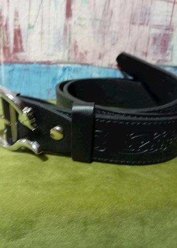 Zara Siyah kadın Biker Kemer Metal Tokalı