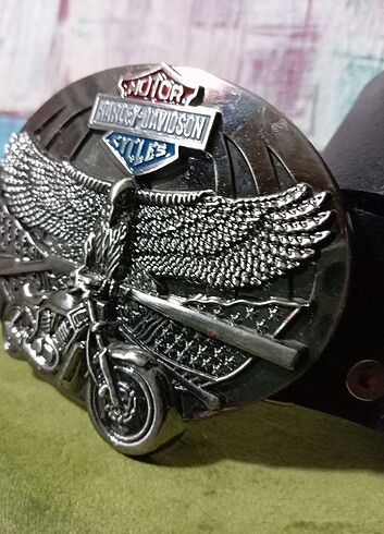 l/xl Beden siyah Renk Harley Davidson kemer