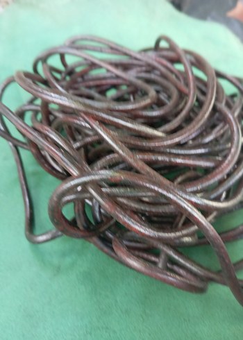 deri ip sırım 5mmKoyu Kahverengi Vintage Erkek Ayakkabı Bağı - Görsel 2