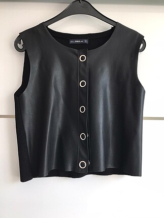 Zara deri ceket/yelek