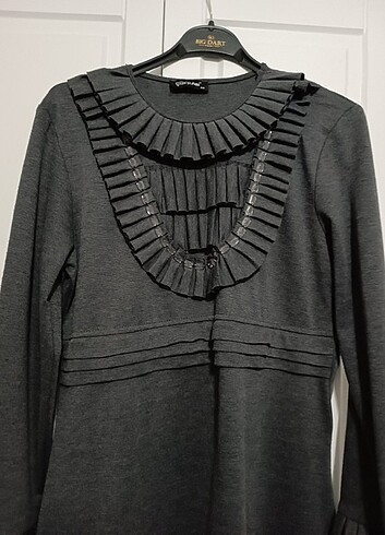 Zara Tesettür kalın kışlık elbise 