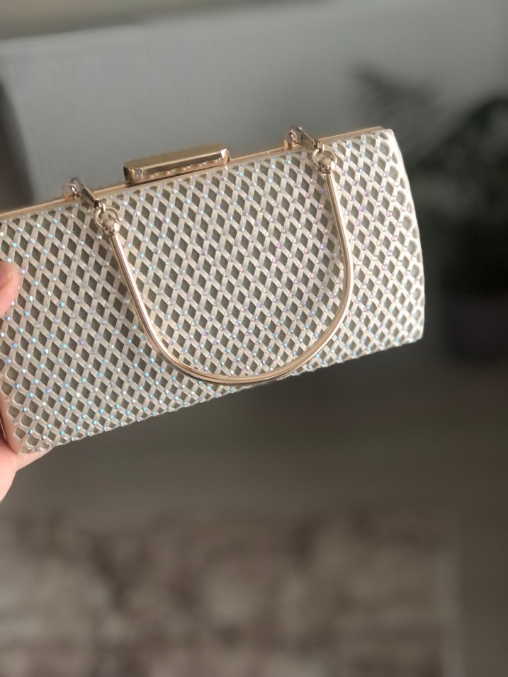 Abiye Gri  vizon tonunda Uzun Kollu Kürk Detaylı Abiye Elbise - Görsel 5