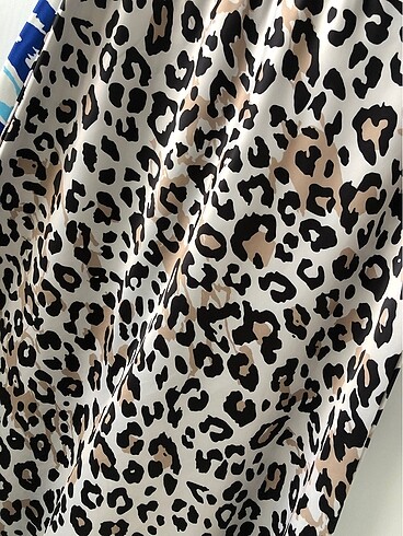 Leopar saten etek