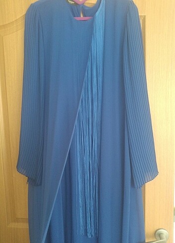 46 Beden mavi Renk Elbise