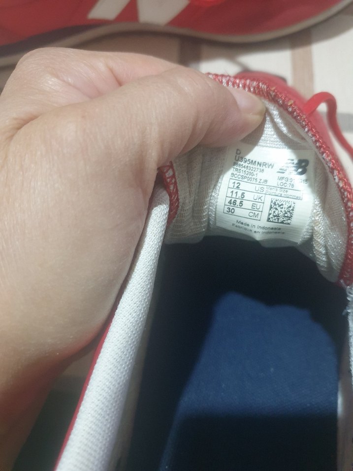 New Balance 396 Unisex Spor Ayakkabı Kırmızı - Görsel 5