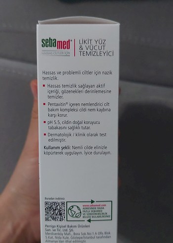 Sebamed Hassas Cilt Sıvı Yüz ve Vücut Yıkama - Görsel 3