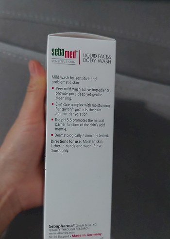 Sebamed Hassas Cilt Sıvı Yüz ve Vücut Yıkama - Görsel 2