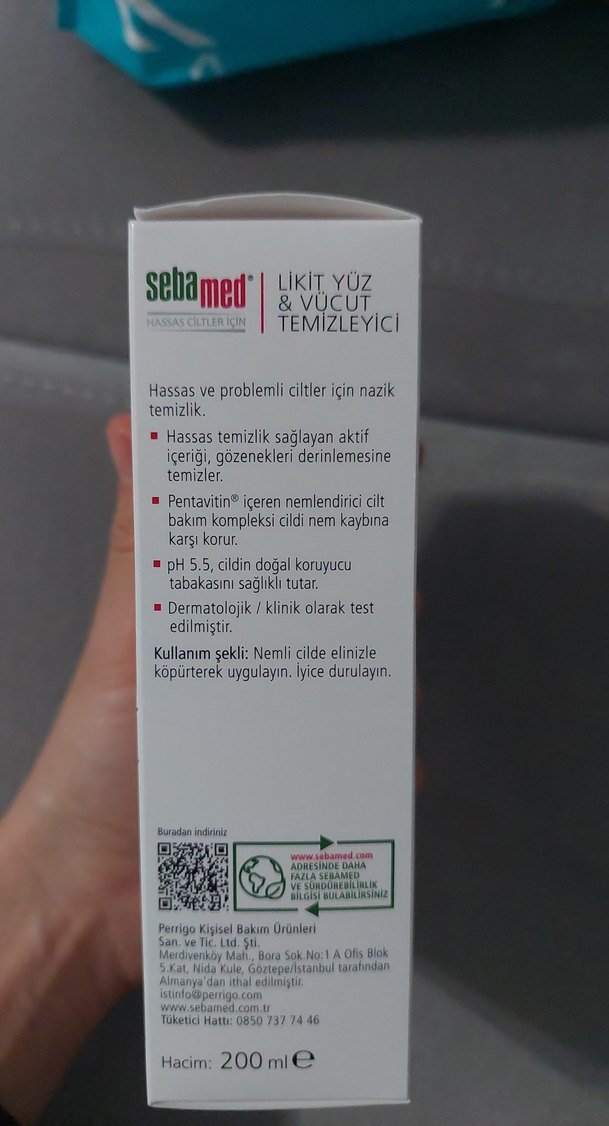 Sebamed Hassas Cilt Sıvı Yüz ve Vücut Yıkama - Görsel 3