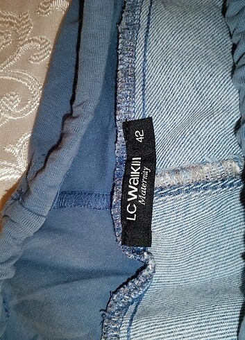 42 Beden Hamile kot pantolon