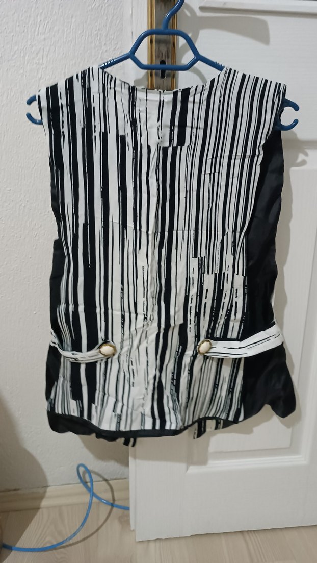 Zebra Desenli yelek - Görsel 4