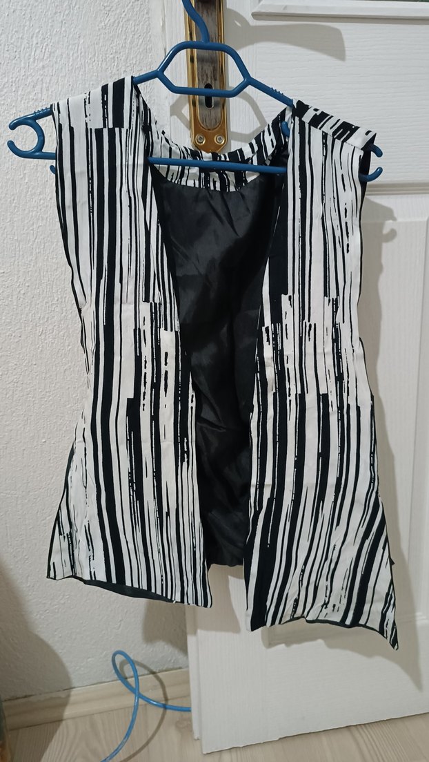 Zebra Desenli yelek - Görsel 2