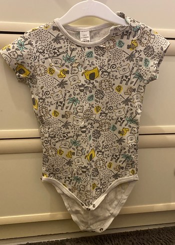 Bebek Erkek Baskılı Kısa Kollu Body - Görsel 2