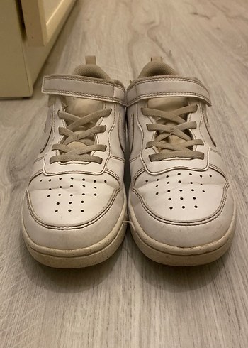 Kız Çocuk Beyaz Cırt Cırtlı Spor Ayakkabı