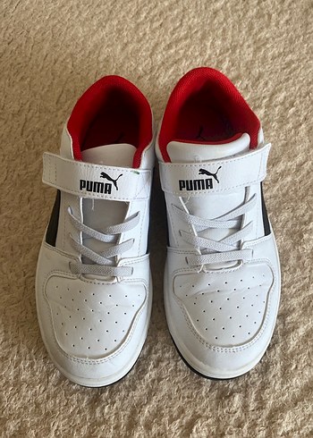 Beyaz Puma Erkek Çocuk Spor Ayakkabı