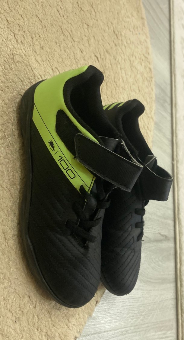 Erkek Çocuk Siyah Cırt Cırtlı Spor Ayakkabı - Görsel 3