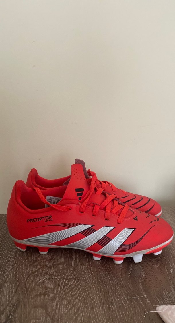 Kırmızı Erkek Futbol Ayakkabısı Velcro - Görsel 2