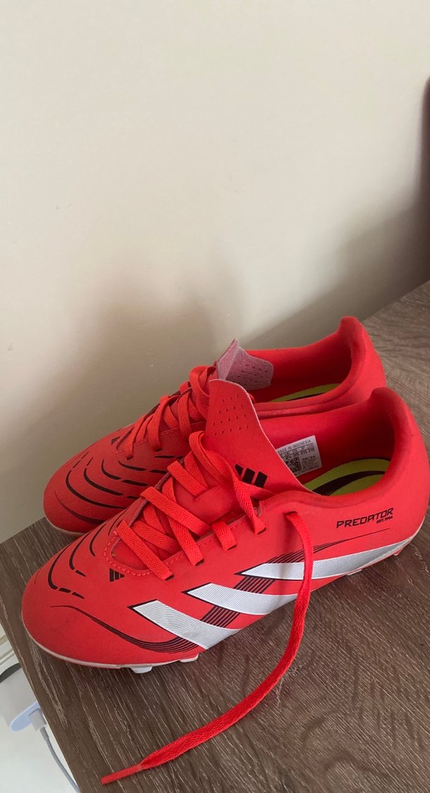 Kırmızı Erkek Futbol Ayakkabısı Velcro - Görsel 3