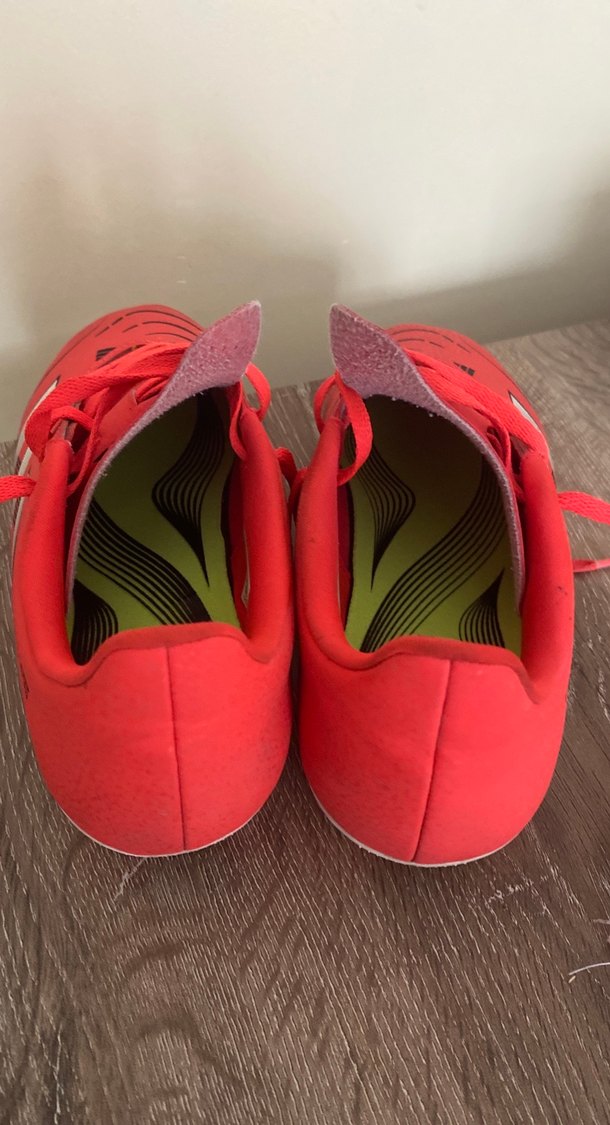 Kırmızı Erkek Futbol Ayakkabısı Velcro - Görsel 5