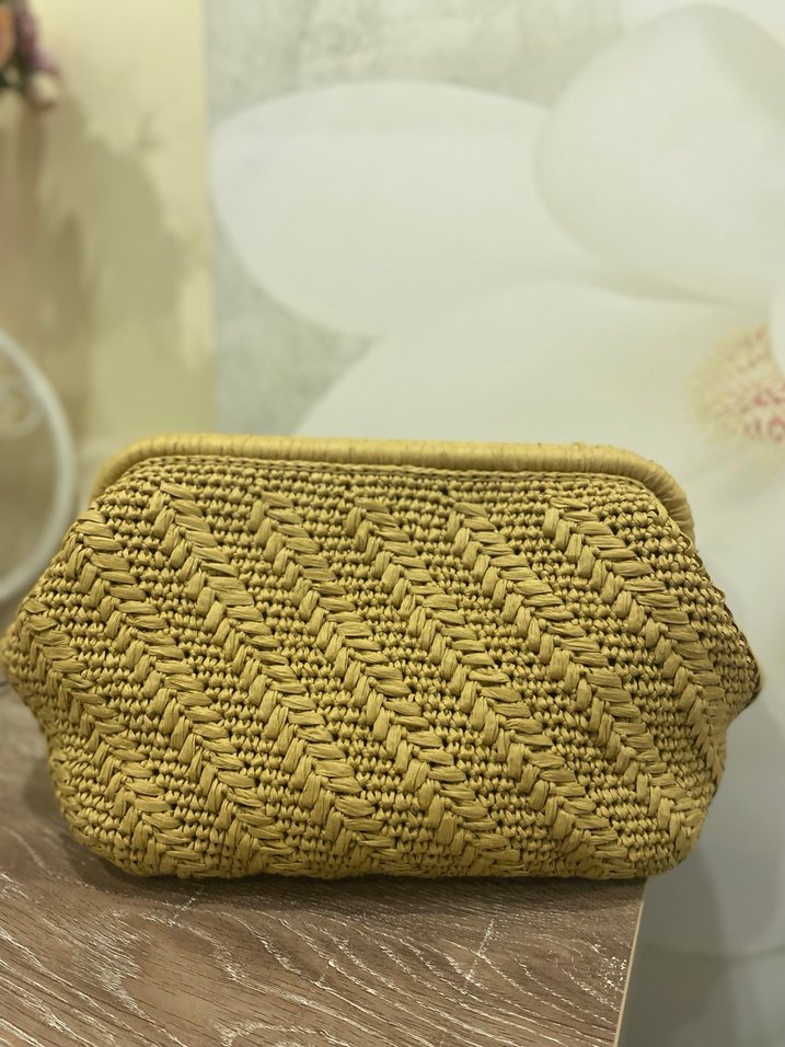 Rafya ip başak model çanta - Görsel 2