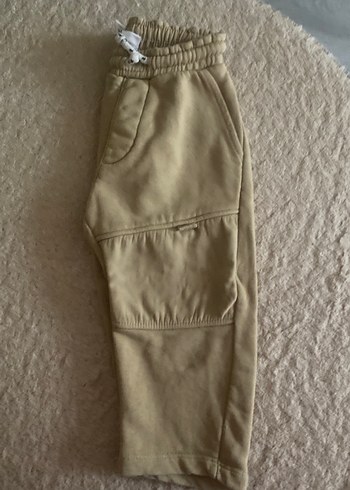 Bej Erkek Çocuk Süet Rahat Kesim Pantolon - Görsel 4
