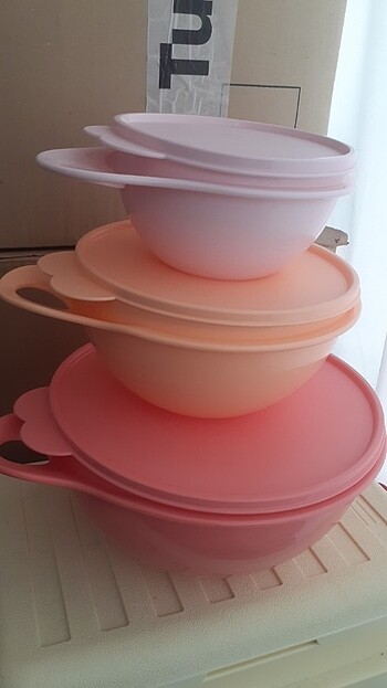 Beden Tupperware miksim 3 lu set