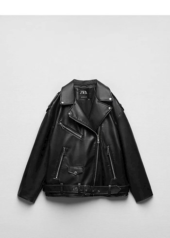 ZARA OVERSİZE DERİ CEKET