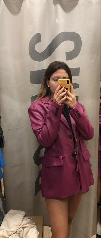Bershka deri blazer