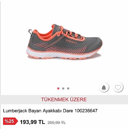 38 Beden gri Renk Lumberjack Spor Ayakkabı