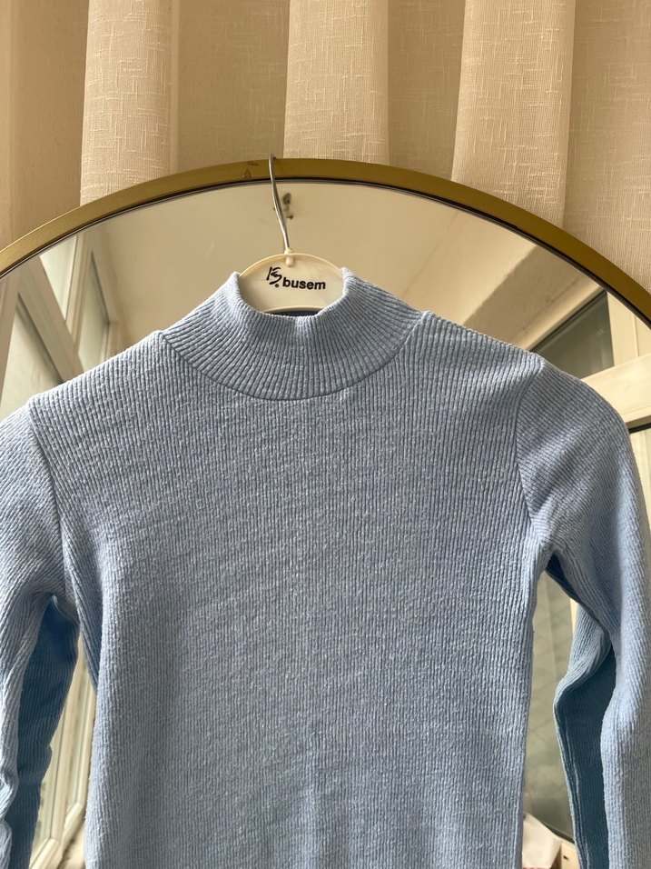 Fitilli body mavi - Görsel 2