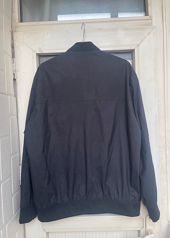 Siyah Fermuarlı Ceket - Görsel 4