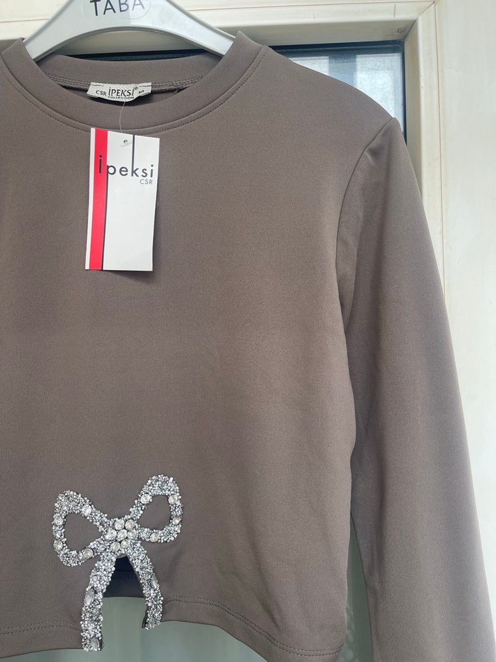 Taşlı Fiyonklu Kadın Body M Beden - Görsel 2