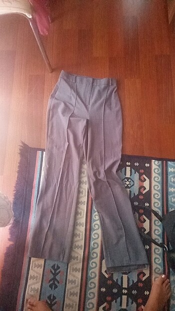 Trendyol gri kumaş pantolon 