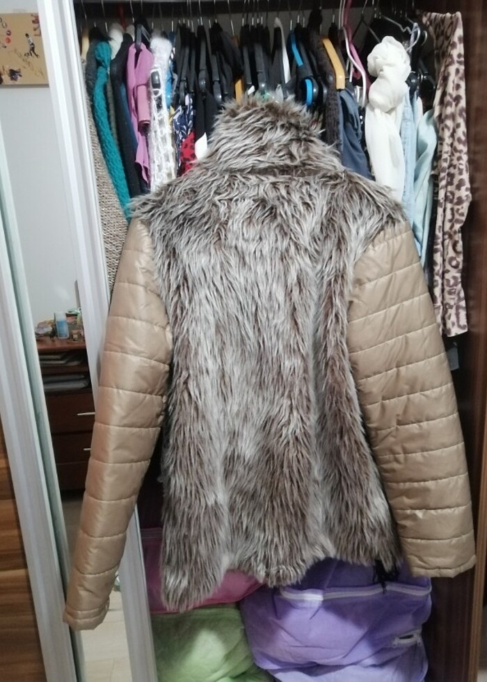 kürklü mont - Görsel 2