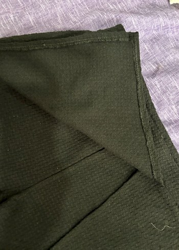 Düğmeli Siyah kışlık Mini Şort - Görsel 4