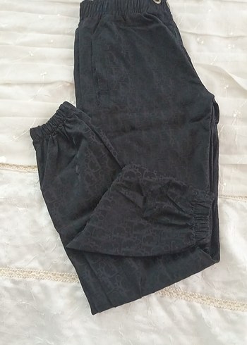 Dior Siyah Kadın Rahat Kesim Kumaş Pantolon
