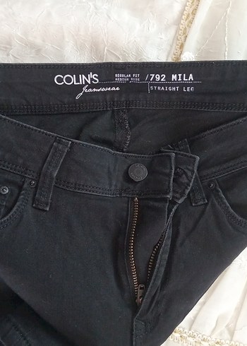 28 Beden Siyah Kadın Denim Kumaş Pantolon