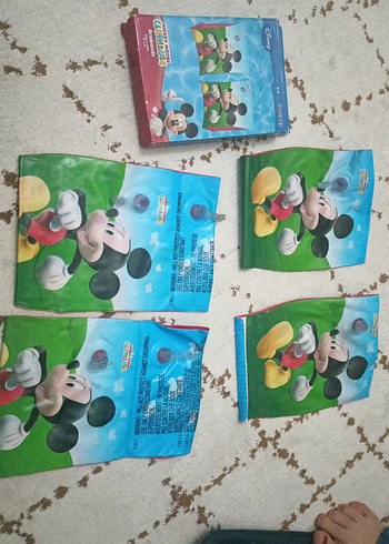 Beden Mickey Mouse Baskılı Çok Renkli Çocuk deniz kollugu