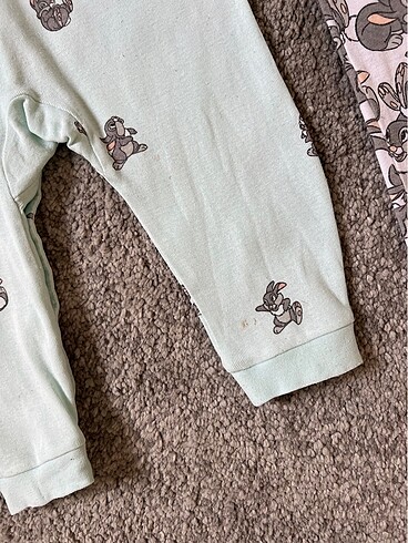 1,5 Yaş Beden turkuaz Renk Bebek pijamalar H&M 12-18 ay