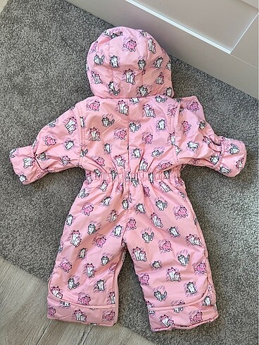 Kız bebek kar tulumu 80 cm - Görsel 5