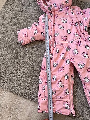 Kız bebek kar tulumu 80 cm - Görsel 6