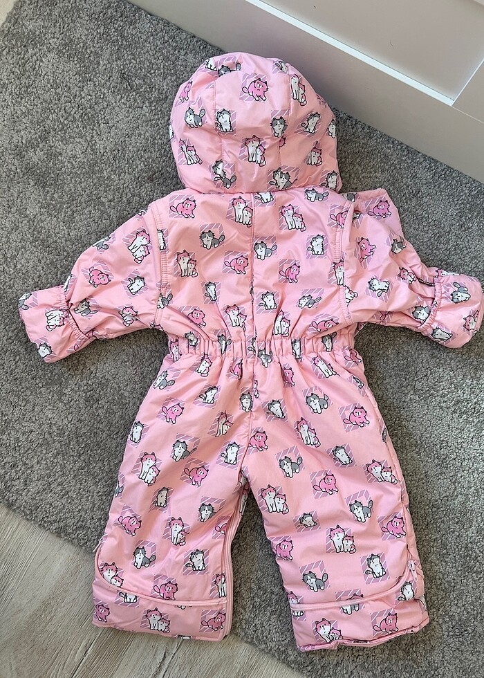 Kız bebek kar tulumu 80 cm - Görsel 5
