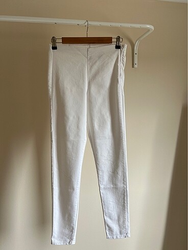 Beyaz skinny pantolon H&M S beden